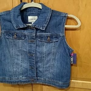 Girls extra large 1416 denim vest
